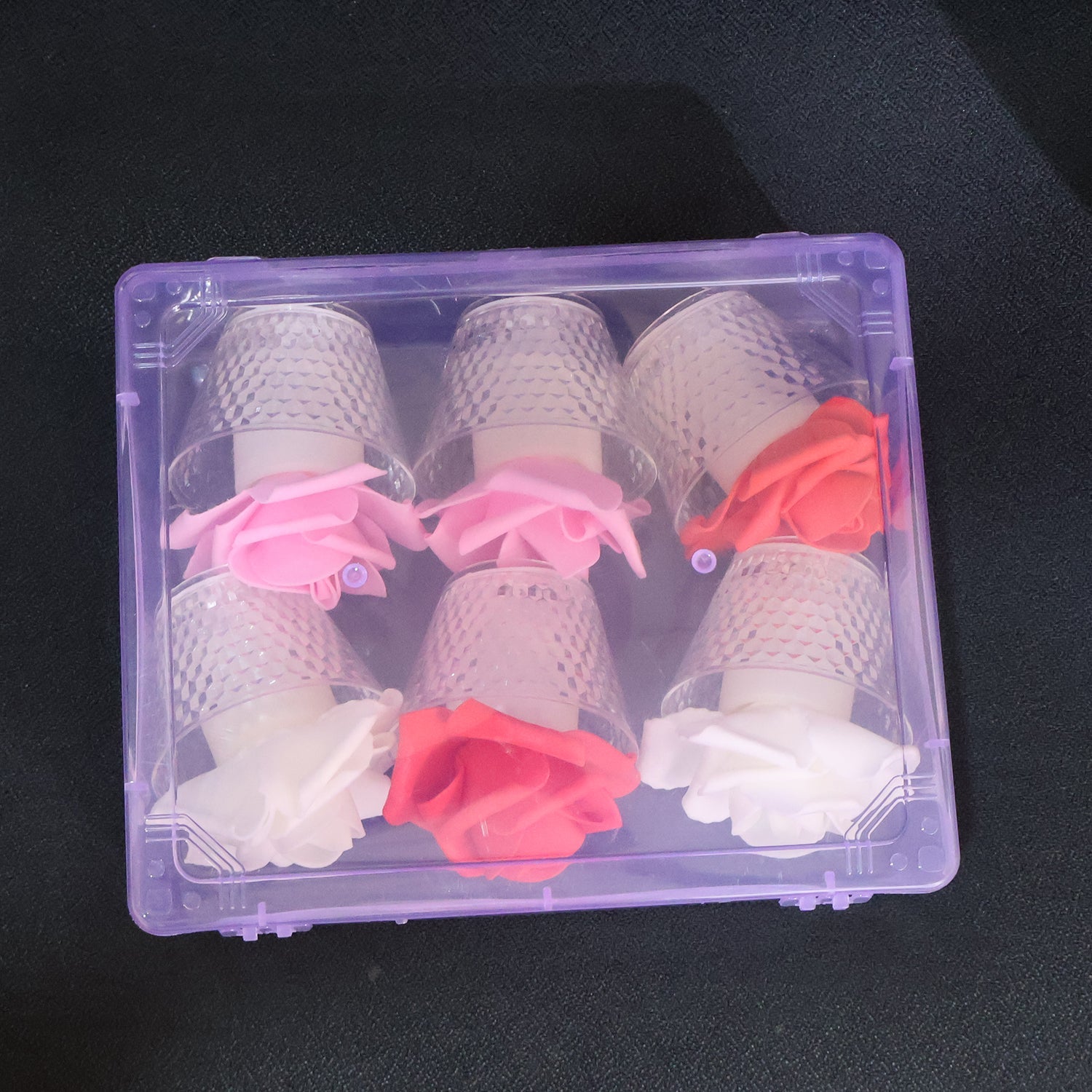 LED Rose Flower Decorative Flameless Tealight Candles - (6 Pc / Set) LED Rose Flower Decorative Flameless Tealight Candles - (6 Pc / Set)